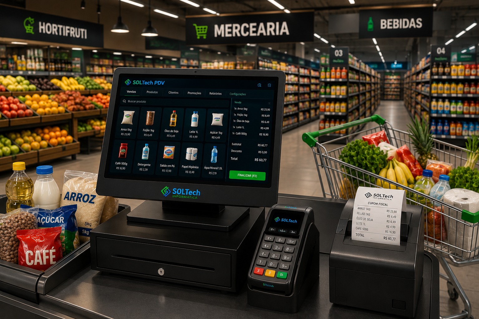 SOLTech PDV para Mercados e Hortifruti